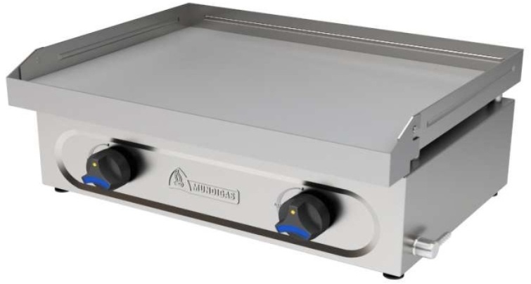 Professionelle Gas-Grillplatte spezielle Gas-Grillplatte für Bar und Catering PLACA 8 mm.