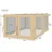 Quick Star Seitenteile für Blätter Pavillon 4 Stück 3 x 3 m Sand