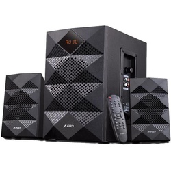 Fenda Multimedia Bluetooth Speakers F&D A180X (2.1 Channel Surround, 42W, 200-20KHz, Subwoofer: 50-1, PC Lautsprecher, Schwarz