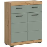 xonox.home Scout Standschrank 74 x 88 x 31 cm Salbei/Eiche Artisan