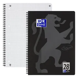 Oxford Collegeblock Touch A4 kariert schwarz