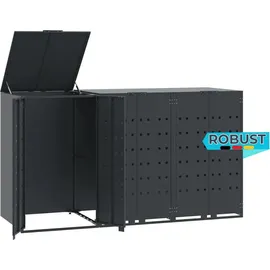 deluke Mülltonnenbox GORILO 207 x 117 x 79 cm anthrazit