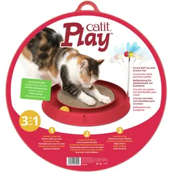 catit Play 3-in-1 Ballspielzeug rot