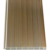 Gutta PVC-Hohlkammerpaneel 200 x 20 x 1,6 cm bronze