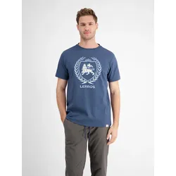 T-Shirt mit Logoprint - Storm Blue - S