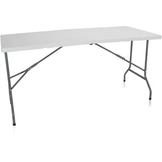 HJH Office Gartentisch | 152x70 - Weiß