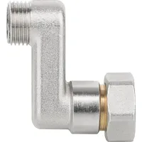 Emax S-Anschluss mit Überwurfmutter, Eurokonus, [DN 15] 1/2'' AGx 3/4'' EK, 50mm Achsabstand