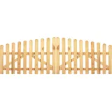 T&J Gartentor Hochbogen 300 x 100 cm Grün/Holz