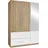 136 x 197 x 54 cm Beige/Weiß