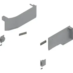 BLUM AVENTOS HK TOP Abdeckkappen-Set Servo Drive, Kunststoff - Kunststoff hellgrau