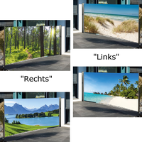 Westerholt Seitenmarkise mit Fotodruck Berge - Auszug links