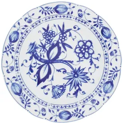 KAHLA 173402A72067C Rossella Zwiebelmuster Speiseteller 23,5 cm  | Essteller mit Zwiebelmuster Dekor aus Porzellan