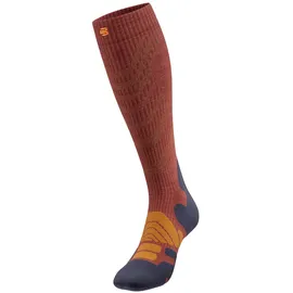 Bauerfeind Outdoor Merino Compression Socks Wandersocken granat 42-45