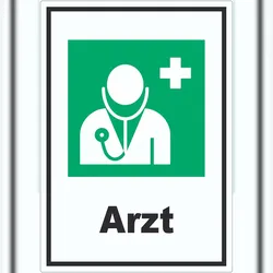 HB-Druck Arzt Aufkleber A3 (297x420mm)