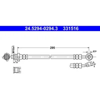 ATE Bremsschlauch 24.5294-0294.3