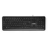 Nedis Kabelgebundenes Keyboard US-Layout DE