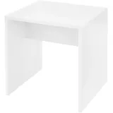 ML-Design Hocker Holz 40 x 36 x 41 cm Weiß