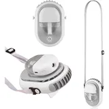 Amxcnoy Tragbarer Ventilator, Nackenventilator Und Mini-handventilator In Grau