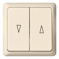 Elso 242804 Jalousie-Taster 10A RENOVIERUNG komplett Steckklemme reinweiß