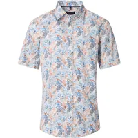 CasaModa Freizeithemd Kurzarm Blau 3XL