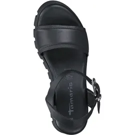 TAMARIS Keilsandalette Damen Schwarz 40