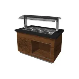 Saro Salatbar Premium Line SB-K130 Braun/Schwarz