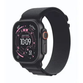 Apple Watch Ultra 3 GPS + Cellular 49 mm Titangehäuse Schwarz Alpine Loop Schwarz S
