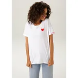 Aniston CASUAL T-Shirt Rot/Weiß 40/42