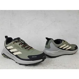 Adidas Herren Terrex Anylander RAIN.RDY Hiking Shoes Wanderschuhe, Olive strata/Wonder beige/core Black, 46 2/3