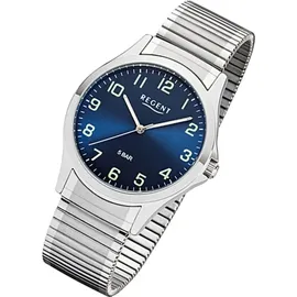 REGENT 11310062 Herrenuhr, Zugband, Quarz