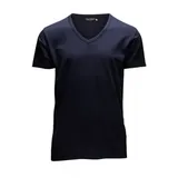 JACK & JONES T-Shirt Basic V-Neck in blauem Navy-S