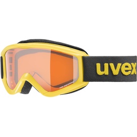 Uvex speedy pro Skibrille, yellow-black/lasergold, one size