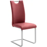 MCA Furniture Freischwinger Paulo Kunstleder rot 4er Set