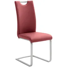 MCA Furniture Freischwinger Paulo Kunstleder rot 4er Set