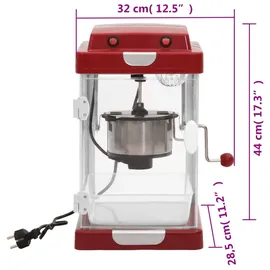 vidaXL Popcornmaschine Kino-Style 2,5 OZ