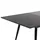 Beliani Esstisch Schwarz mit Metallgestell rechteckig 160x90 ausziehbar Maldon