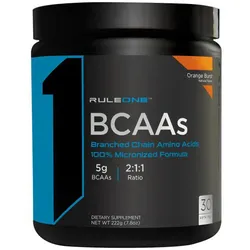 Rule1 BCAAs (222 g, Orange Burst)