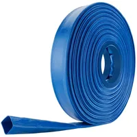 POPPSTAR PVC Flachschlauch 40m, Ø 38mm (1 1/2 Zoll),