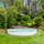 Steinbach Styria rund 350 x 120 cm blaue Poolfolie