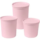 awave® Frischhaltedose rosa 0,5 l 3-teiliges Set