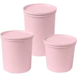 awave® Frischhaltedose rosa 0,5 l 3-teiliges Set