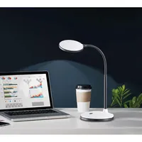 Fischer Leuchten Schreibtischleuchte Tischlampe Nachttischleuchte flexibel LED Schlafzimmerlampe