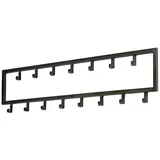 toj Garderobenleiste 80 cm Edelstahl matt Schwarz