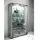 VCM Standvitrine Lumo Mini 59 x 18 x 90 cm Silber