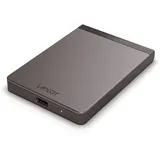 Lexar SL200 2TB Portable SSD, Externe SSD, Solid State Drive, Bis zu 550 MB/s Lesen, 400 MB/s Schreiben, USB Type-C (LSL200X002T-RNNNG)