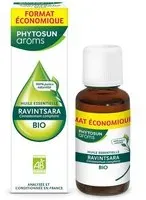 PHYTOSUN AROMS - Huile Essentielle Ravintsara Bio HEBBD 100% Pure & Naturelle- Votre alliée pour l'hiver Analysée Conditionnée en France 30 ml