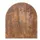 Tulup Glasplatte für Kamin Sicherheitsglas 80 x 70 x 0,4 cm Braun