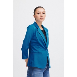 ICHI Kurzblazer IHKATE MS BL 20106631 basic Blazer mit einem Knopf in Blau | Gr.: S