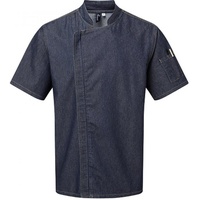 Premier Workwear Arbeitsjacke Kochjacke Chefs Zip-Close Short Sleeve Jacket L