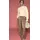 Zero Stoffhose Bundfaltenhose roségold 40